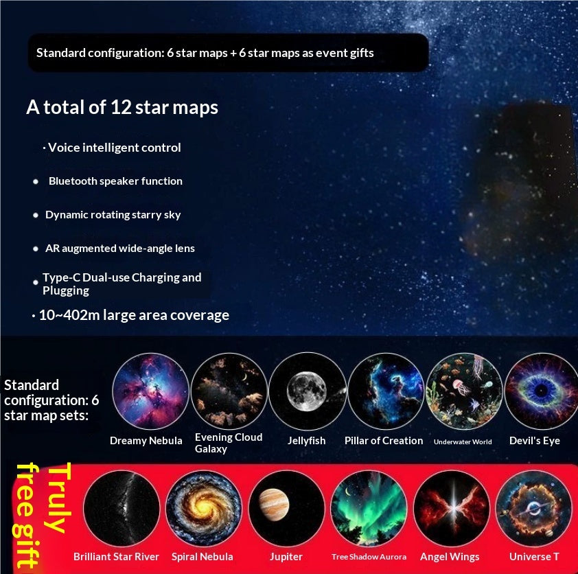 StarDream Projection Night Light shown in a nursery setting