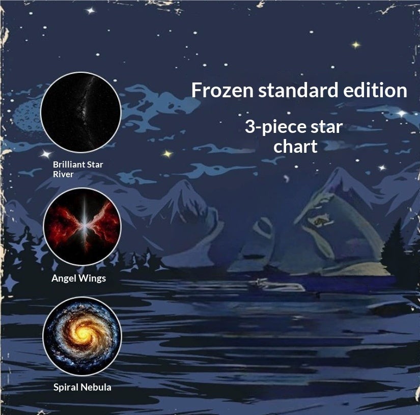 StarDream Projection Night Light shown with its full set of slides